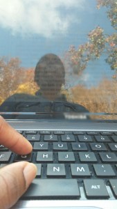 self is in the writing blur