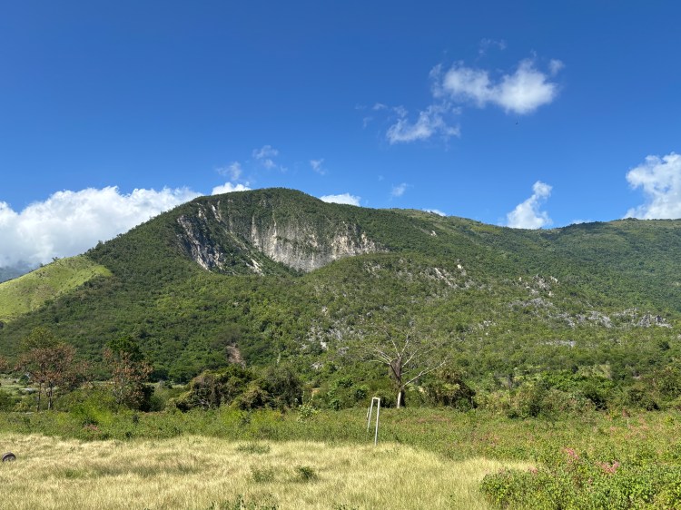 Image of Judgement Cliff which broke from Mount Sinai, St. Thomas, Jamaica